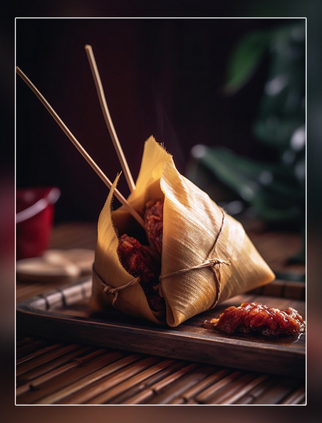 端午节中国传统节日美食特色糯米粽子美味粽子摄影图高清食物拍摄