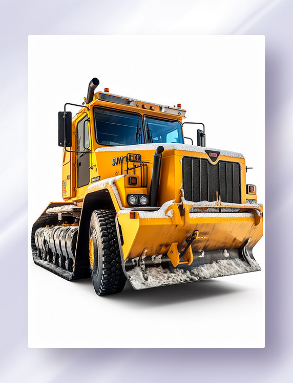 履带式铲雪车除雪车工程车