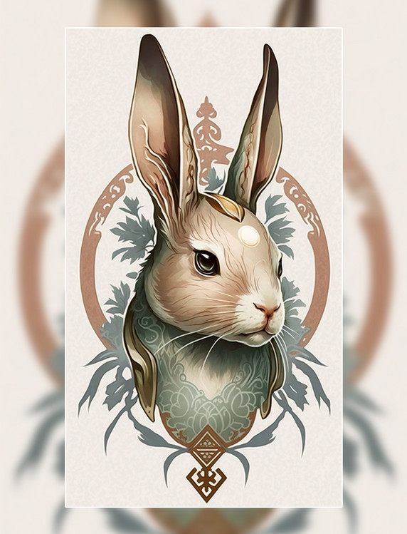 十二生肖生肖兔兔子动物