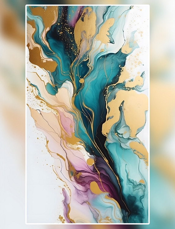 激流勇进鎏金大理石贴图