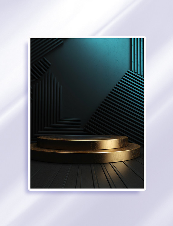 3D讲台产品展示平台背景