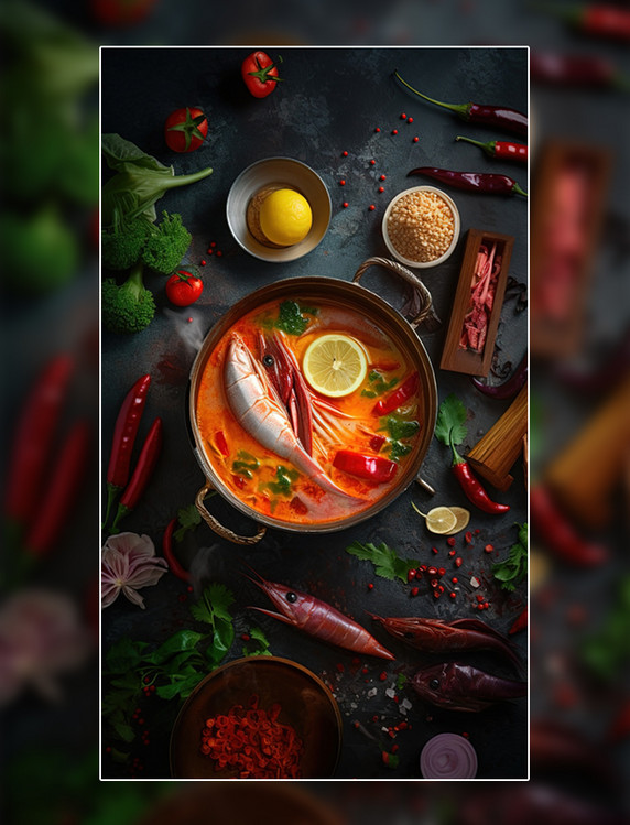 中式美食麻辣鱼食品 