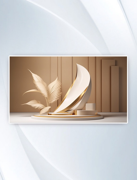 石材讲台产品立体展示平台