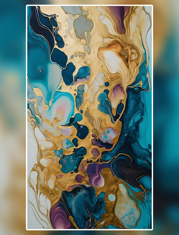 梦幻鎏金大理石贴图