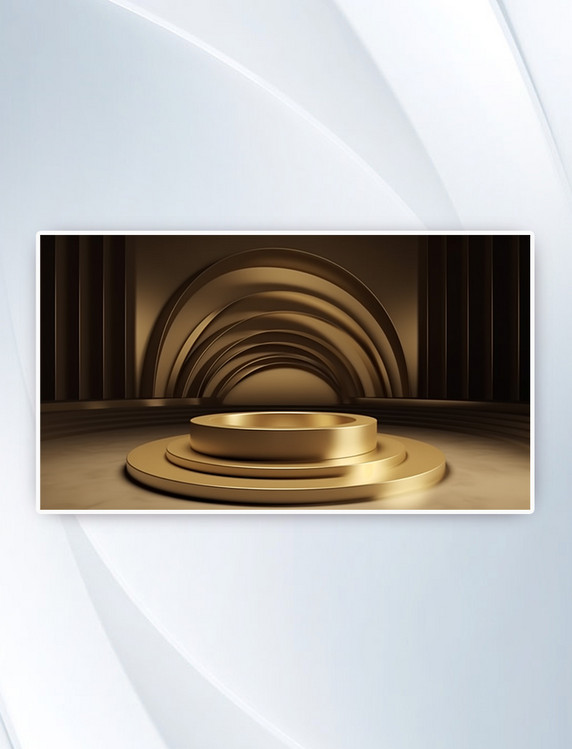 石材讲台产品立体展示平台