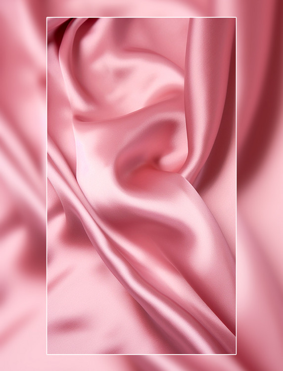 丝滑丝绸绸缎粉色