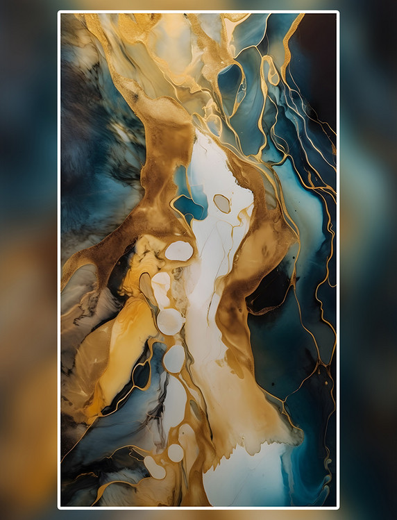 细丝缕缕鎏金大理石贴图