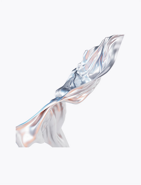 3D立体酸性飘逸丝绸装饰