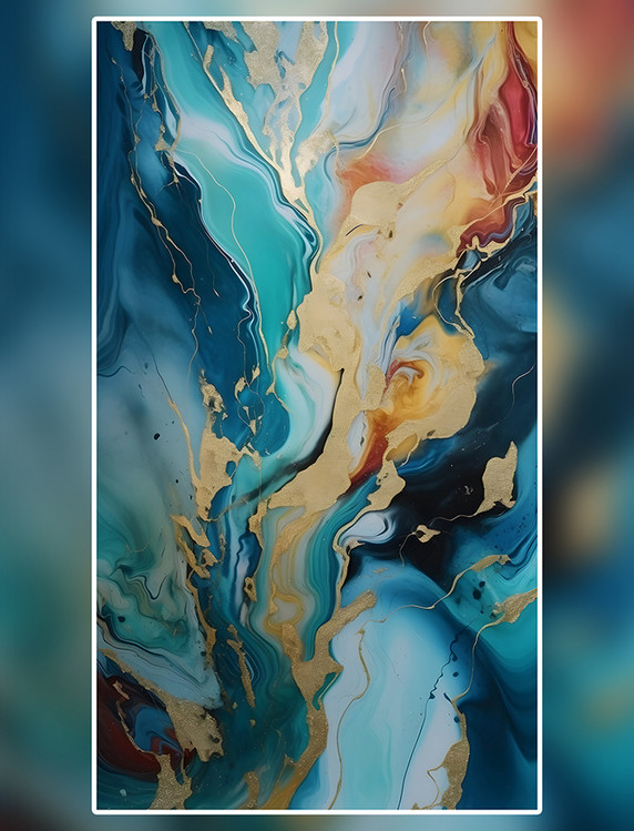 青出于蓝鎏金大理石贴图