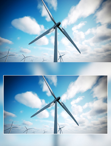 白色风扇风能摄影新能源环保