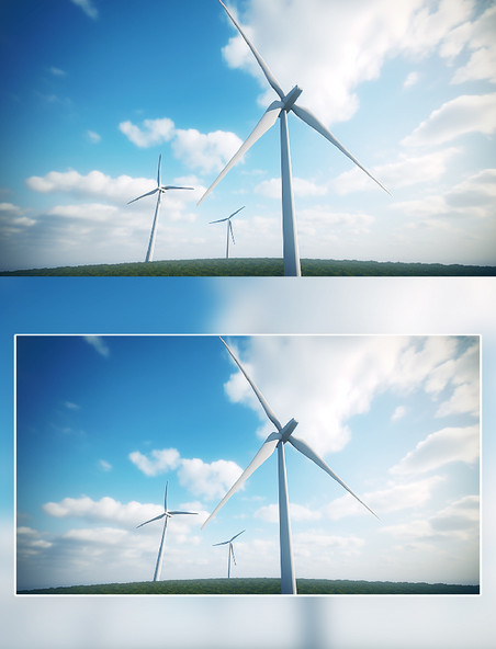 风能风扇摄影新能源环保