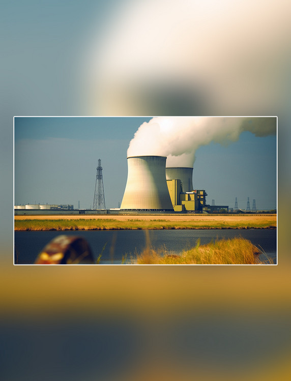 核能魅力核电美丽中国摄影图广阔视角高清摄影新能源