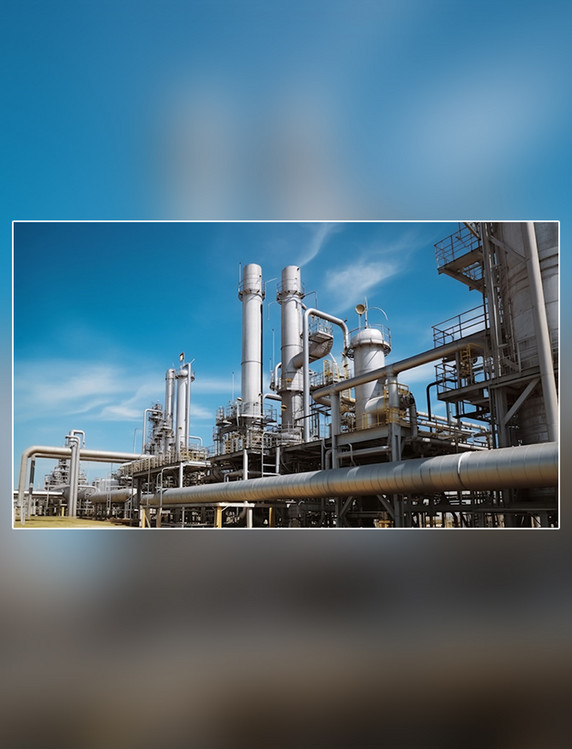 然气参观天然气加工厂然气和石油工业摄影图
