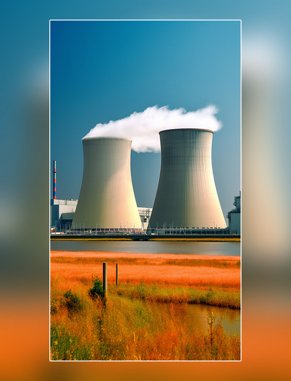 核能魅力核电美丽中国摄影图高清摄影广阔视角新能源