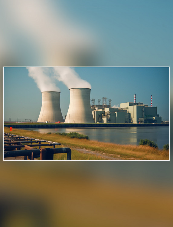 美丽中国摄影图高清摄影核能魅力核电新能源