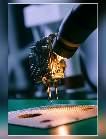 电路焊接机械印制板制造工厂摄影图