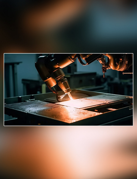 印制板制造电路焊接机械工厂摄影图