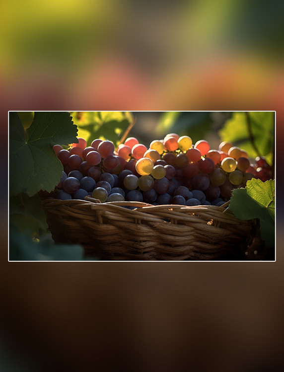 新鲜水果实拍大棚采摘葡萄园水果农场新鲜葡萄摄影图