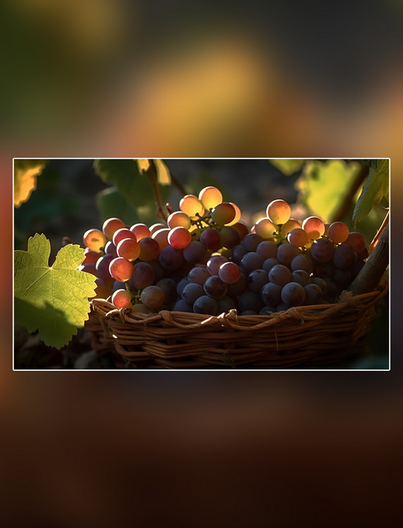 摄影图超级清晰新鲜水果实拍大棚采摘葡萄园水果农场新鲜葡萄
