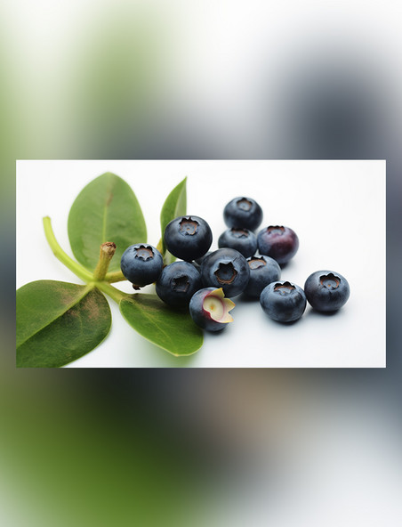 水果蓝莓成熟水果新鲜蓝莓