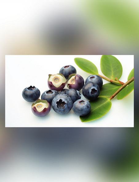 水果蓝莓成熟水果新鲜蓝莓水果农场蓝莓园