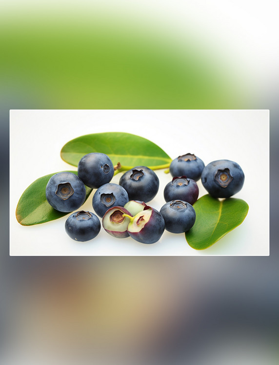 水果蓝莓成熟水果新鲜蓝莓水果农场蓝莓园