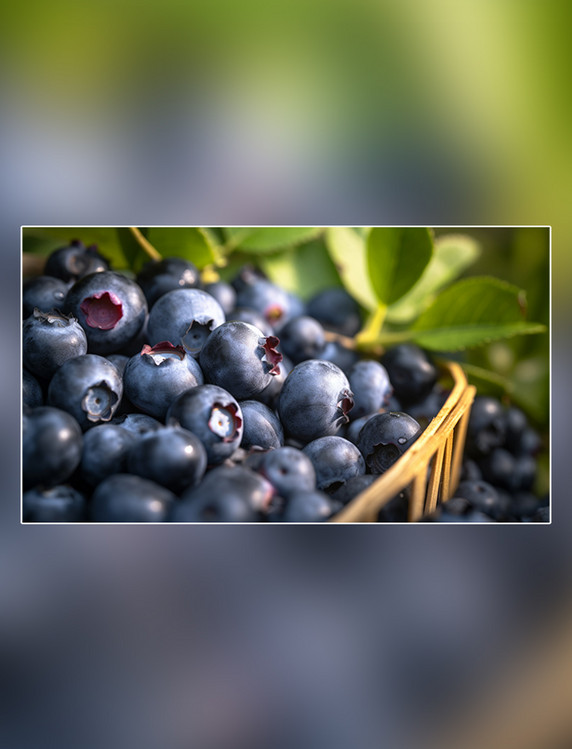 水果农场摄影图超级清晰新鲜蓝莓成熟水果蓝莓园水果蓝莓农业果树
