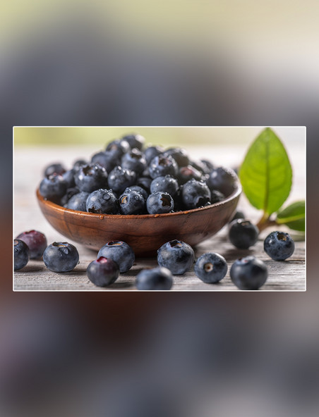 摄影图超级清晰成熟水果新鲜蓝莓水果农场蓝莓园水果蓝莓农业果树
