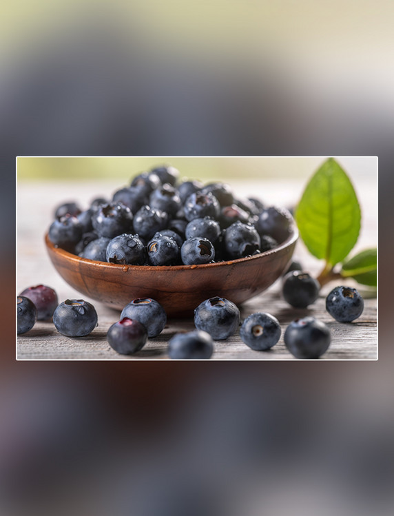 摄影图超级清晰成熟水果新鲜蓝莓水果农场蓝莓园水果蓝莓农业果树