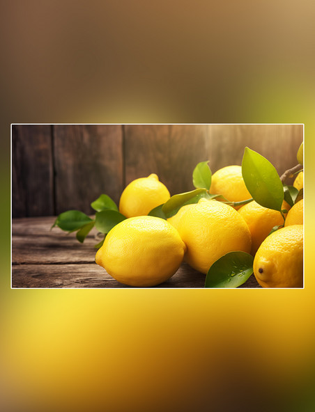 水果农场成熟水果柠檬水果新鲜柠檬