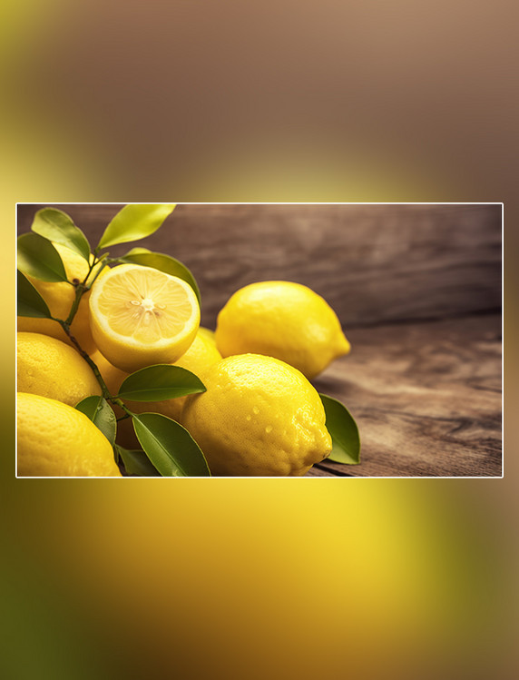 摄影图柠檬园水果农场成熟水果柠檬水果新鲜柠檬