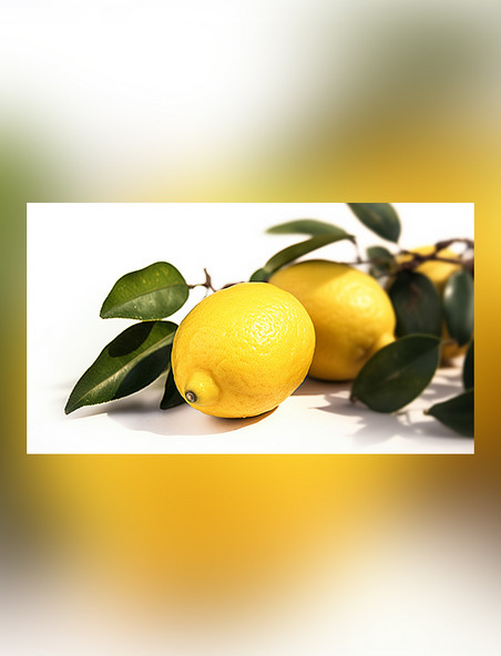 成熟水果柠檬水果新鲜柠檬农业果树摄影图