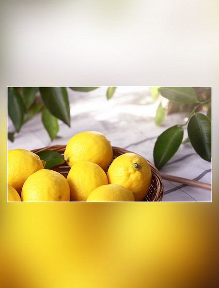 农业果树摄影图柠檬园