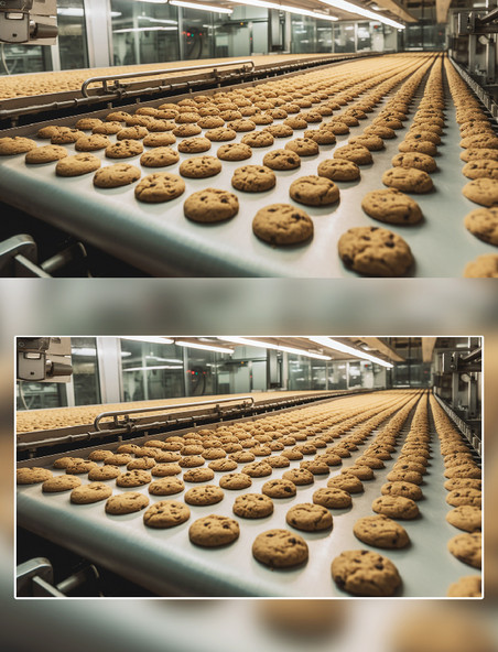 饼干食物自动化生产线摄影流水线