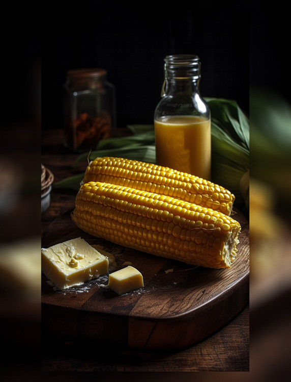 餐桌农副产品谷物玉米摄影感 