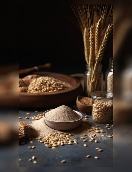 小麦农副产品谷物摄影感