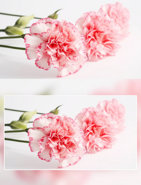 粉红色康乃馨花朵摄影