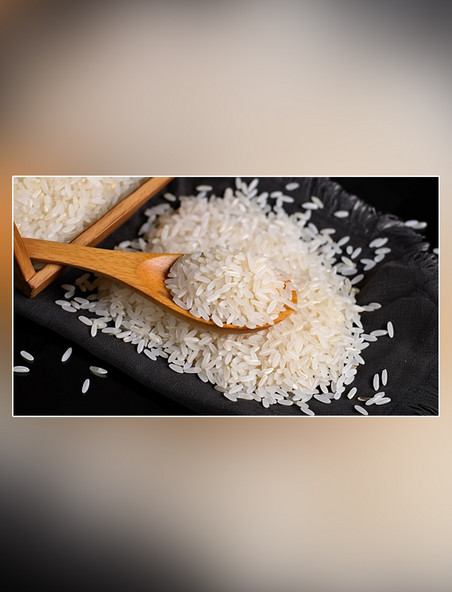 主食大米营养米饭白色食材粮食米饭摄影图超级清晰