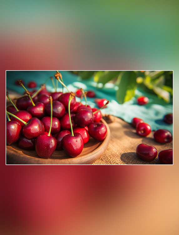 车厘子车厘子园生鲜水果食品多汁美味摄影图超级清晰