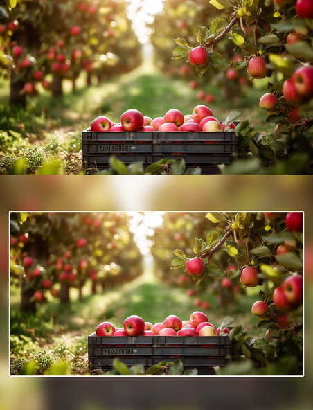 苹果果树农场摄影水果