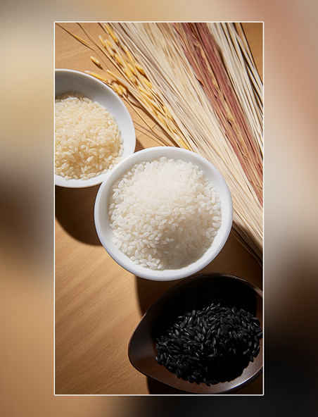主食大米营养米饭摄影图超级清晰白色食材粮食米饭