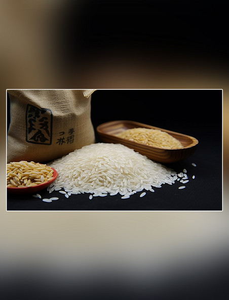 大米白色食材粮食主食米饭摄影图超级清晰营养米饭