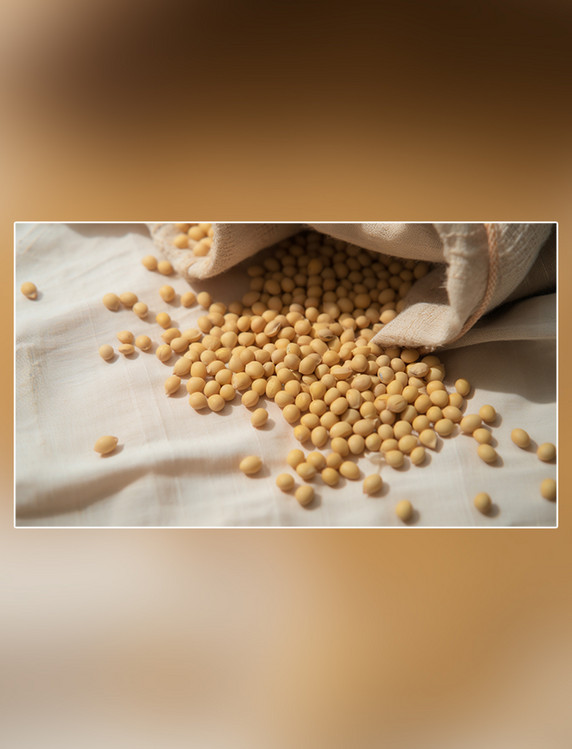 大豆粮食农作物黄豆谷物摄影图超级清晰高细节食物