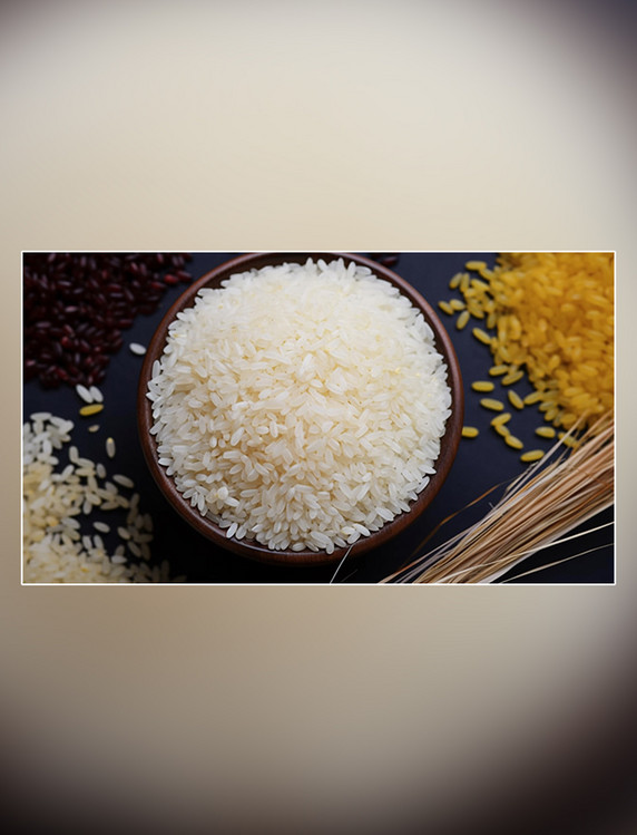 米饭主食大米营养米饭摄影图超级清晰白色食材粮食