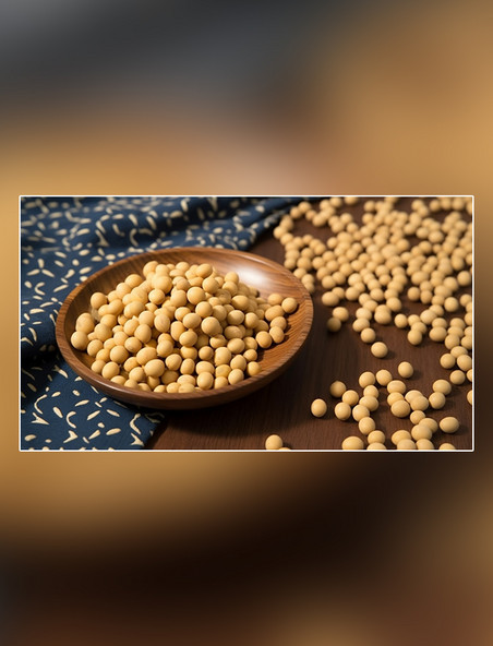 谷物大豆粮食黄豆农作物摄影图超级清晰高细节食物