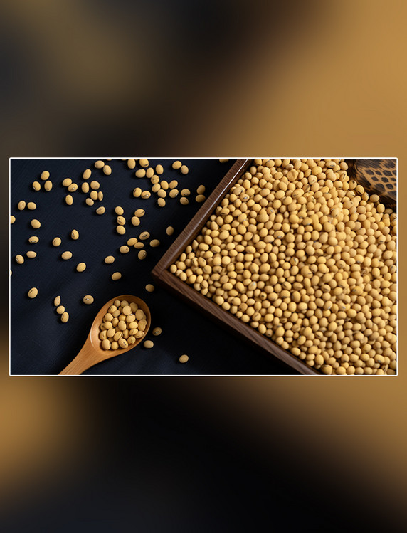 粮食农作物黄豆谷物大豆摄影图超级清晰食物