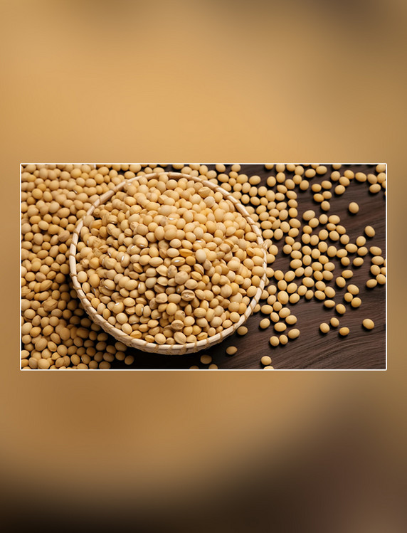 黄豆摄影图超级清晰高细节大豆粮食农作物谷物食物