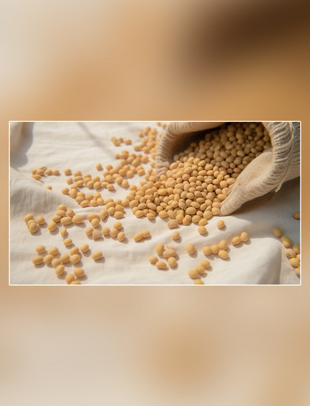 大豆粮食农作物黄豆谷物摄影图超级清晰食物