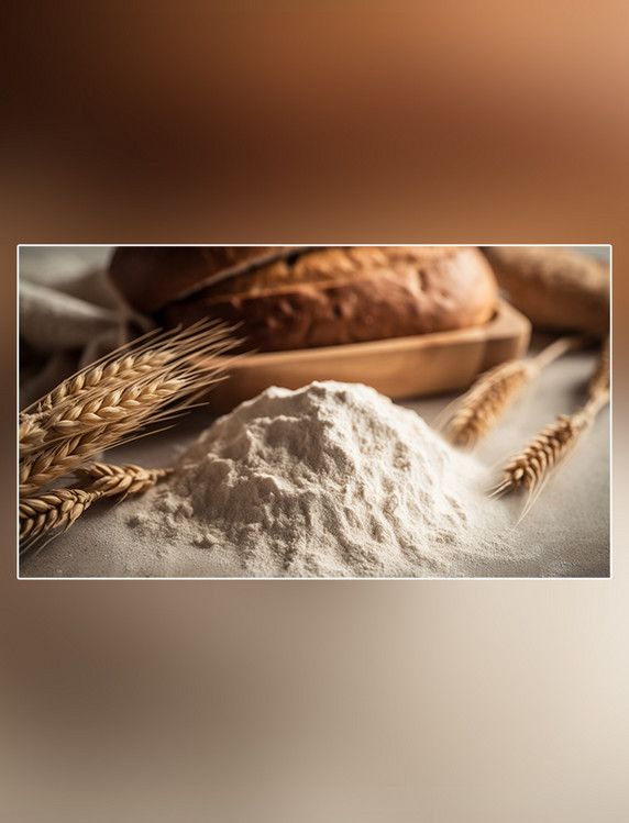 小麦麦田生长粮食面粉小麦麦穗成熟黄金植物白天摄影图超级清晰