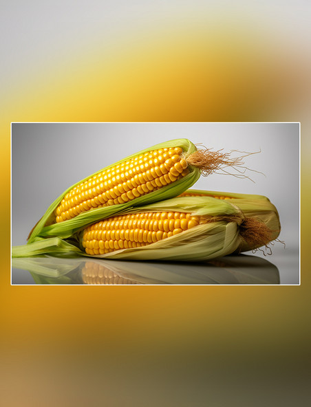 玉米摄影图超级清晰高细节新鲜食材甜玉米果蔬粮食农作物谷物